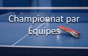 Résultats Championnat par équipe 2024/2025 Phase 1