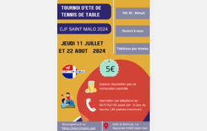 Tournois d'été Saint-Malo - 11 Juillet 2024