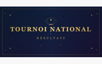 Tournoi National - Les résultats