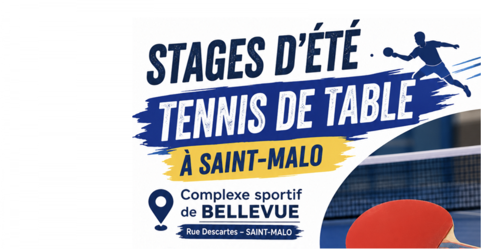 Stages d'été - Saint Malo du mardi 18 au vendredi 28 août 2026